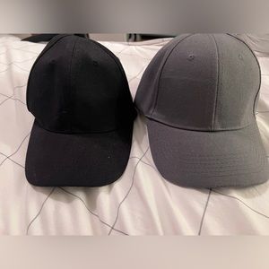 Two baseball hats no logos, Unisex, adjustable